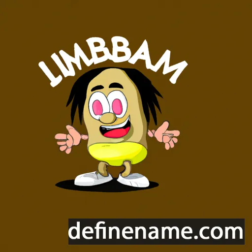 cartoon of the name Limbani