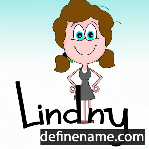 cartoon of the name Lindsay