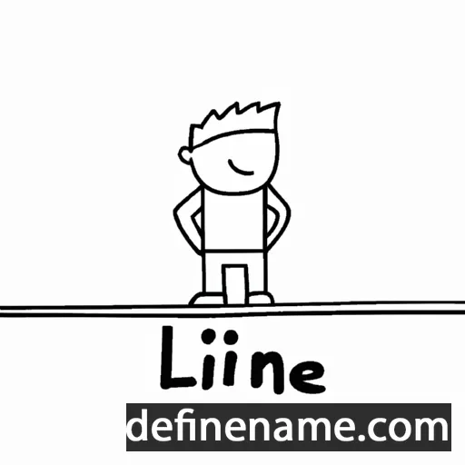 cartoon of the name Line