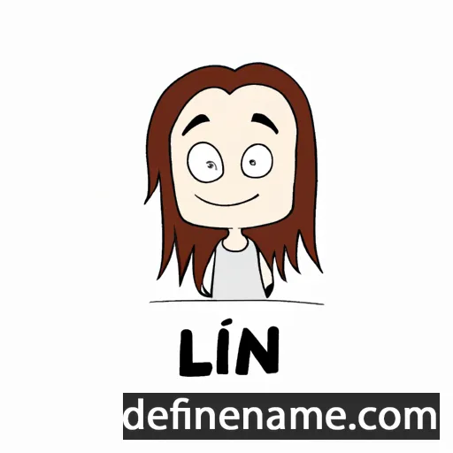 cartoon of the name Linn