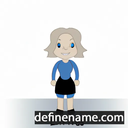 cartoon of the name Linnea