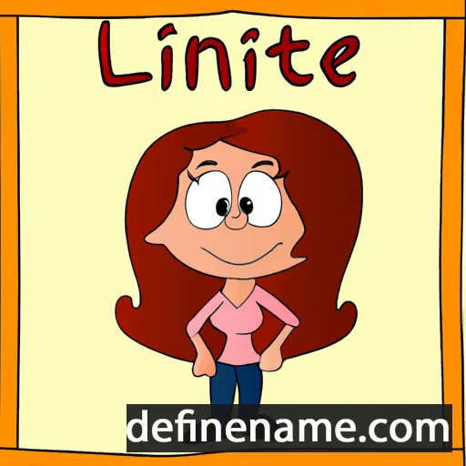 cartoon of the name Linnette