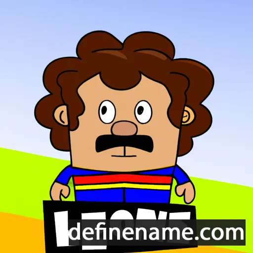 cartoon of the name Lionel