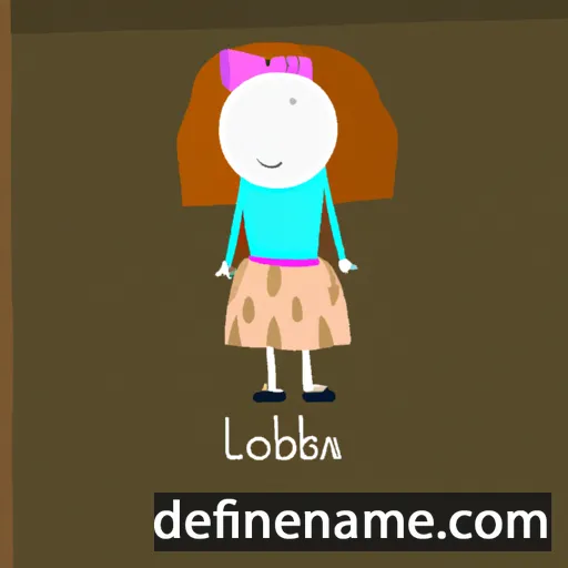 cartoon of the name Liouba