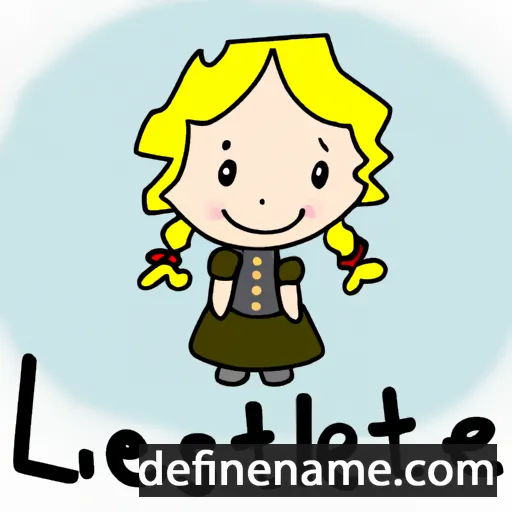 cartoon of the name Liselotte