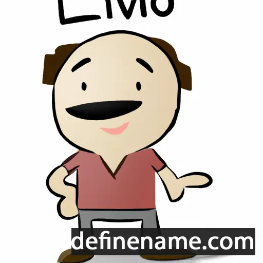 cartoon of the name Livio