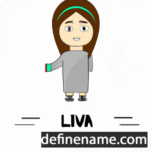 cartoon of the name Livna