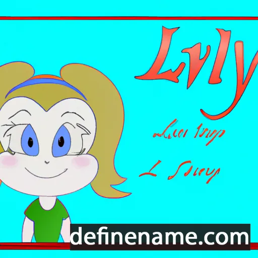 cartoon of the name Livy