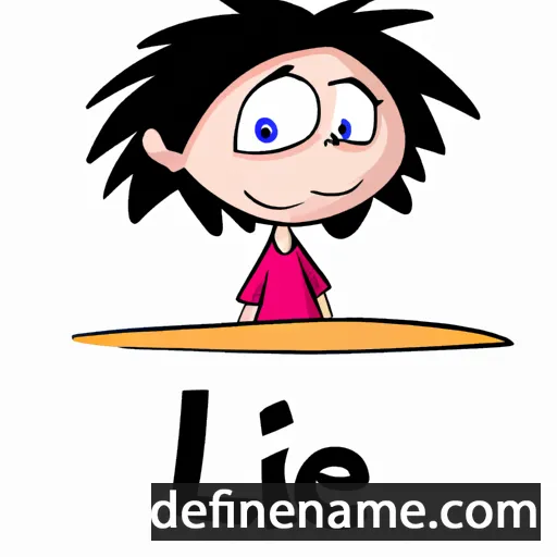 cartoon of the name Lize