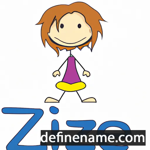 cartoon of the name Lizzie