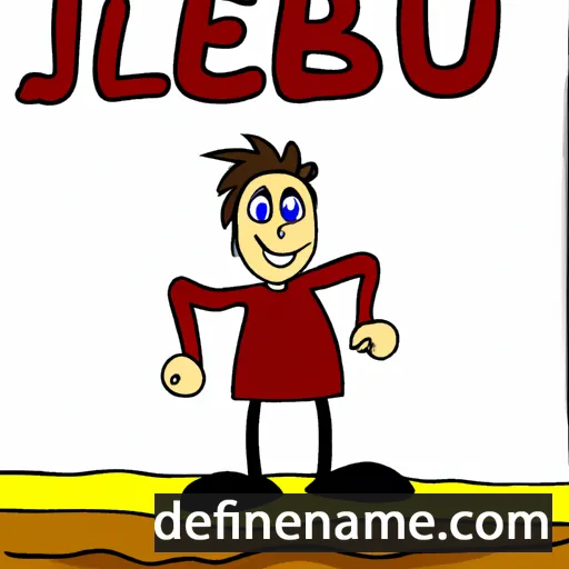 cartoon of the name Ljuben