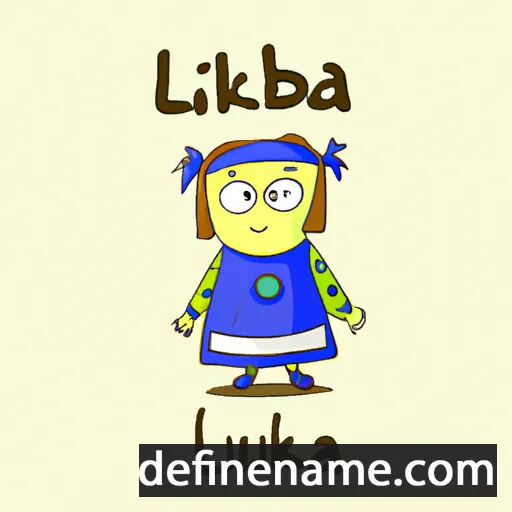 cartoon of the name Ljubinka