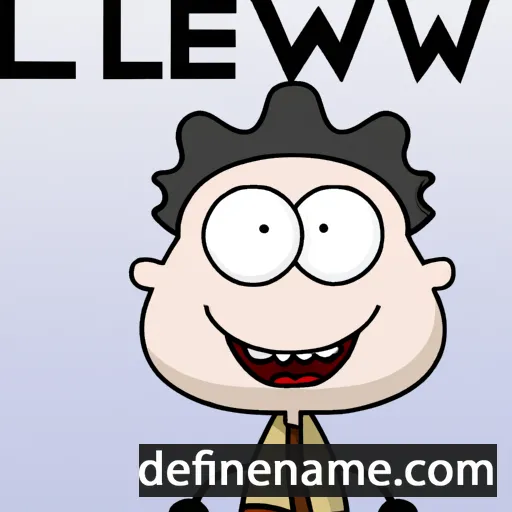 cartoon of the name Llewellyn