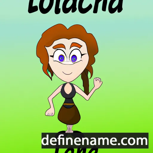 cartoon of the name Lochana