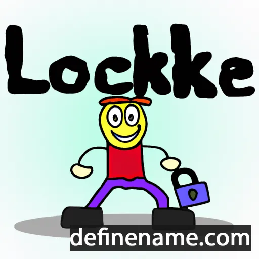 cartoon of the name Lockie