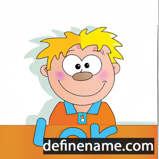 cartoon of the name Loek