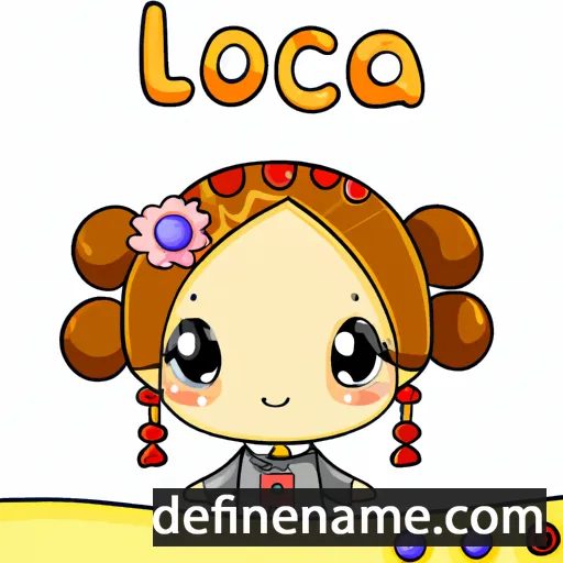 cartoon of the name Lolicia