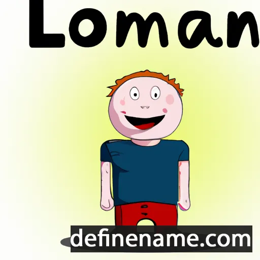 cartoon of the name Lommán