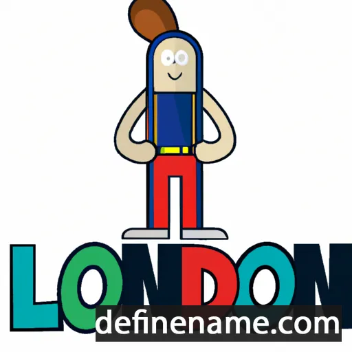 cartoon of the name London