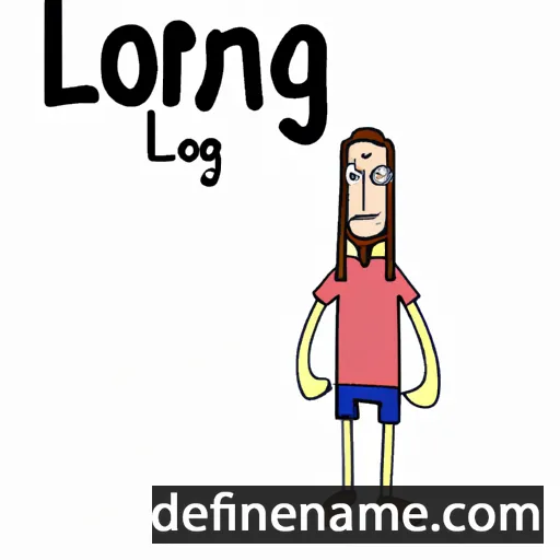 cartoon of the name Long