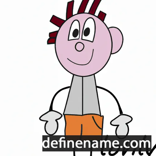 cartoon of the name Lonny