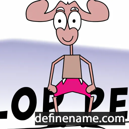 cartoon of the name Lope