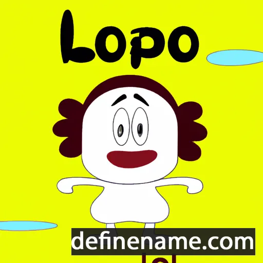 cartoon of the name Lopo