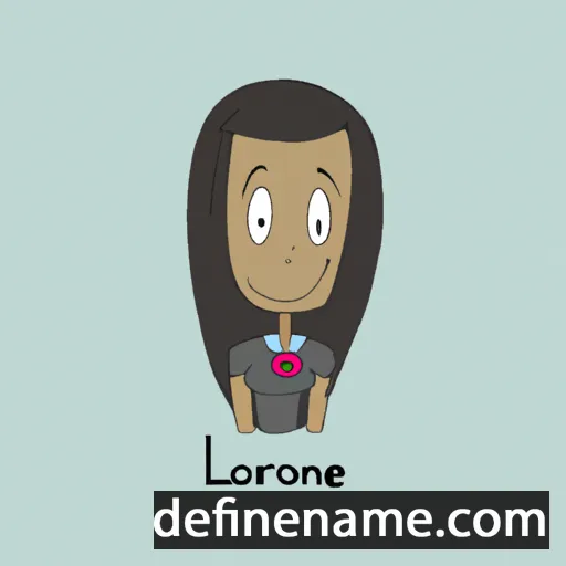 Loraine cartoon