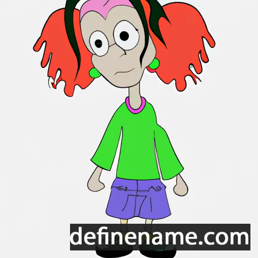 cartoon of the name Lorie