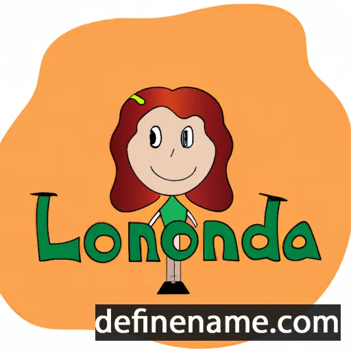 cartoon of the name Lorinda