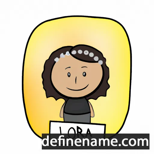 cartoon of the name Lorna