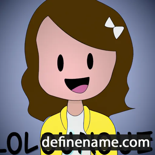 cartoon of the name Louane