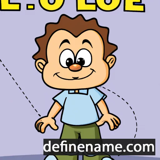 cartoon of the name Louie