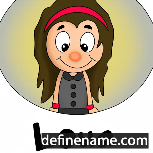 cartoon of the name Louna