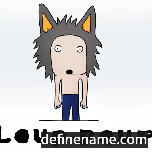 Loup cartoon