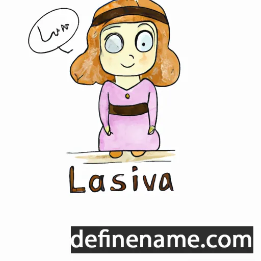 cartoon of the name Lovisa