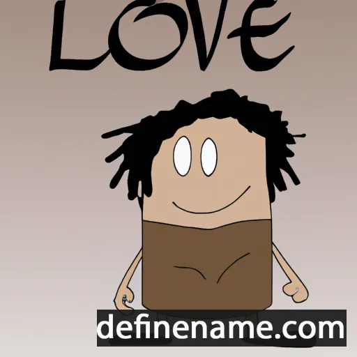 cartoon of the name Lovre