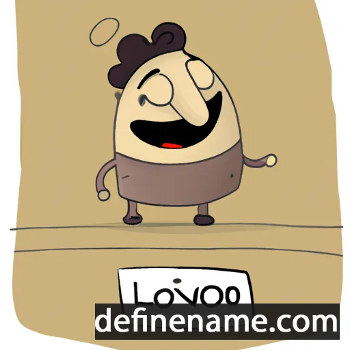 cartoon of the name Lovro