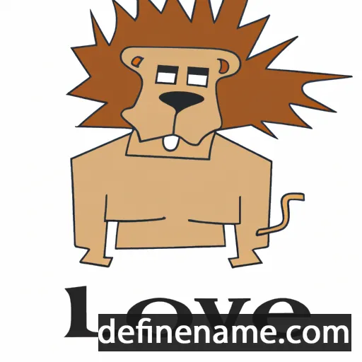 cartoon of the name Lowe