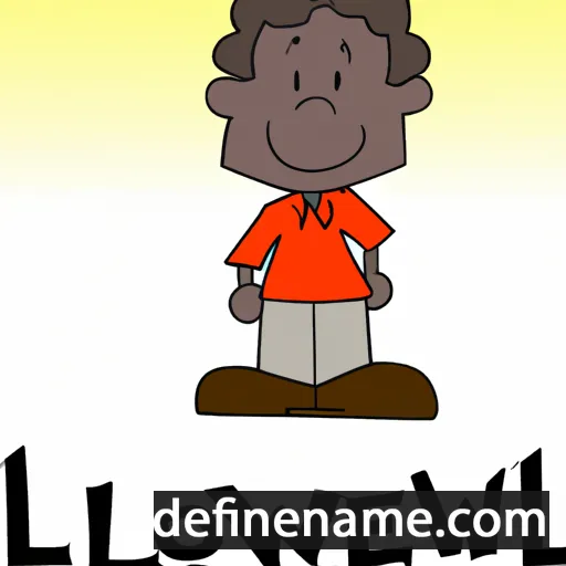 cartoon of the name Lowell