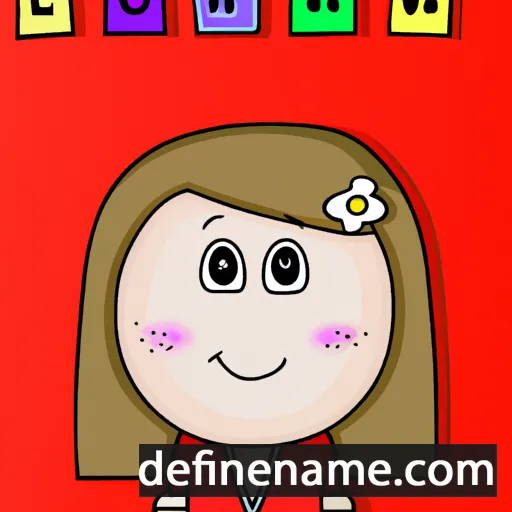 cartoon of the name Lowri