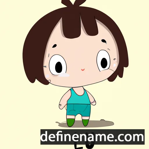 cartoon of the name Lú