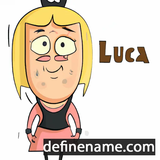 Lūcija cartoon