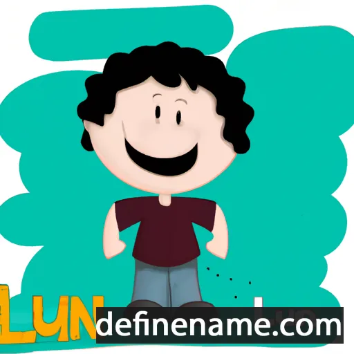 cartoon of the name Luan