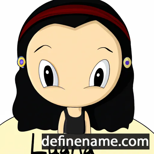 Luana cartoon