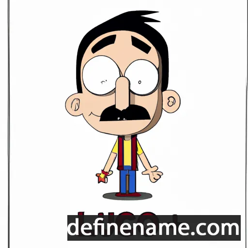 cartoon of the name Lucho