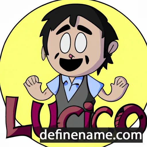 cartoon of the name Luciano