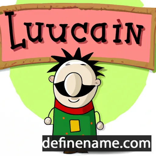 cartoon of the name Lucianus