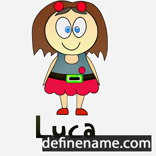 Lucija cartoon