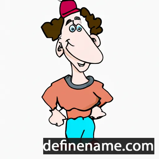 cartoon of the name Lucijan